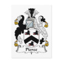 Pierce Family Crest postcards