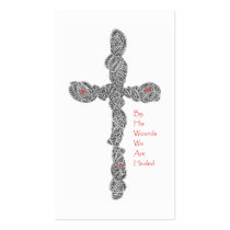 "Pierce" Isaiah 53:5 Scripture Cards business cards