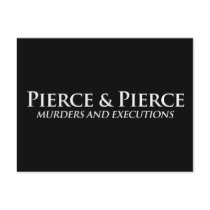 pierce & pierce pierce and pierce american psycho postcards