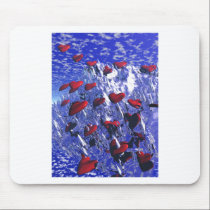 Pierced and Broken Hearted mousepads