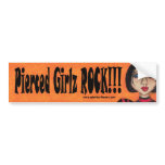Pierced Girlz Rock!! sticker Bumper Sticker
