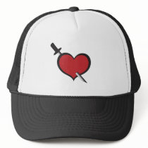 pierced heart hats by tastystrange pierced heart hats