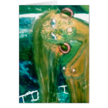 PIERCED NIPPLES GREETING CARDS