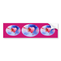Piercing Heart aceo Bumper Sticker