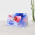 Piercing Heart Love Bites card