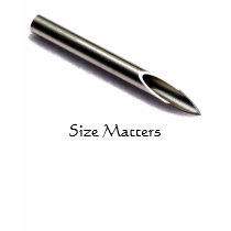 Piercing needle, Size Matters t-shirts by ModifiedDesigns Piercing needle, Size Matters t-shirts