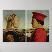 Piero della Francesca - Diptych Posters