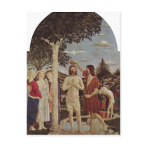 Piero della Francesca Taufe Christi um 1440-1450 c postcards