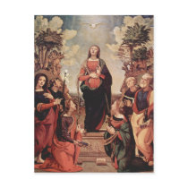 Piero di Cosimo Unbefleckte Empf?ngnis, Szene: Mar Postcard