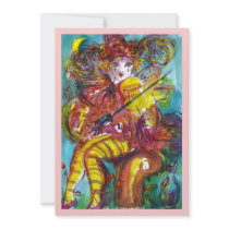 PIERO / Venetian Carnival Night Personalized Announcements