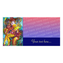 PIERO / Venetian Carnival Night Photo Card