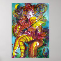 PIERO/ Venetian Carnival Night Print