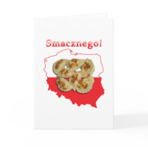 Pierogi Smacznego Polish Map Cards