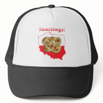 Pierogi Smacznego Polish Map Trucker Hat