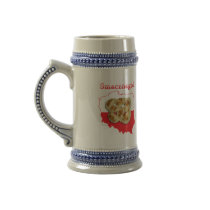 Pierogi Smacznego Polish Map Coffee Mugs
