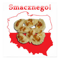Pierogi Smacznego Polish Map posters by PolishHeritage Pierogi Smacznego Polish Map posters
