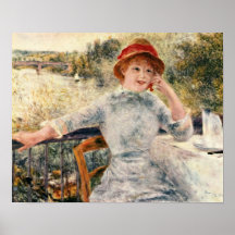 Pierre-Auguste Renoir - Alphonsine Fournaise Poster