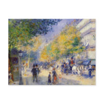 Pierre Auguste Renoir - Boulivards of Paris Post Card