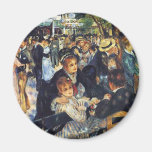 Pierre Auguste Renoir - Dance at Le Moulin de la G Magnets