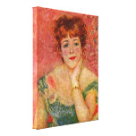 Pierre-Auguste Renoir - Jeanne Samary-portrait Stretched Canvas Prints