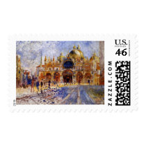 Pierre Auguste Renoir - San Marco Plaza Postage Stamps