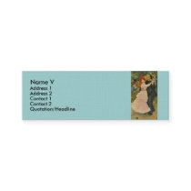 Pierre-Auguste Renoir's Dance at Bougival (1883) Business Cards