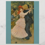 Pierre-Auguste Renoir's Dance at Bougival (1883) Flyer Design