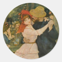 Pierre-Auguste Renoir's Dance at Bougival (1883) Stickers