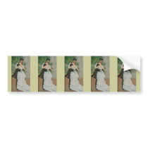 Pierre-Auguste Renoir's Dance in the Town (1883) bumper stickers