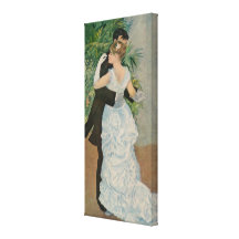 Pierre-Auguste Renoir's Dance in the Town (1883) Canvas Prints