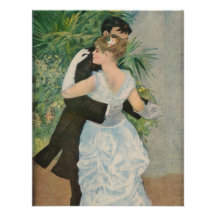 Pierre-Auguste Renoir's Dance in the Town (1883) Custom Invitation