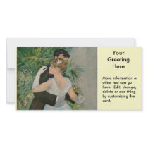 Pierre-Auguste Renoir's Dance in the Town (1883) Photo Card Template