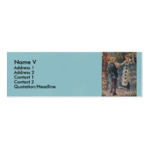 Pierre-Auguste Renoir's The Swing (1876) Business Card Templates