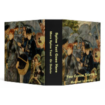 Pierre-Auguste Renoir's The Umbrellas (1883) binders by MasterpieceGallery Pierre-Auguste Renoir's The Umbrellas (1883) binders
