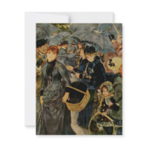 Pierre-Auguste Renoir's The Umbrellas (1883) invitations