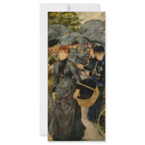 Pierre-Auguste Renoir's The Umbrellas (1883) rack cards by MasterpieceGallery Pierre-Auguste Renoir's The Umbrellas (1883) rack cards