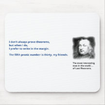 Pierre de Fermat's last theorem Mouse Pad