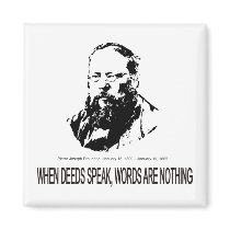 Pierre-Joseph Proudhon Fridge Magnets