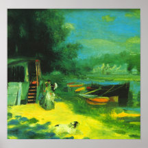 Pierre Renoir - Place for Bading Print