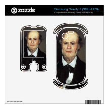 Pierre Renoir - Portrait of the artists father Leo Samsung Gravity 3 Decals