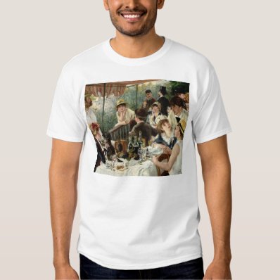 Pierre Renoir- The Luncheon of the Boating Party Tshirts