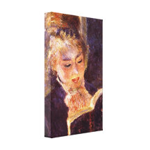 Pierre Renoir - Woman Reading Gallery Wrap Canvas