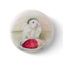Pierro Hamster Cut Kawaii Button by CSiravo Pierro Hamster Cut Kawaii Button