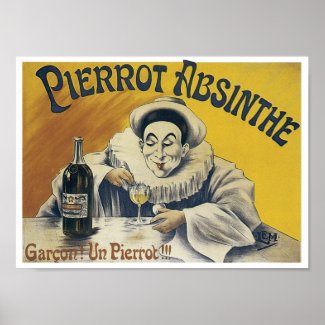 Pierrot Absinthe print