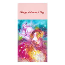 PIERROT AND ARLECCHINA Venetian Carnival, Photo Card