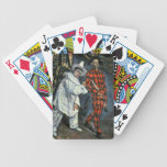 Pierrot et harlequin, 1888 deck of cards
