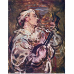 Pierrot With Guitar By Daumier Honoré Photo Cutouts