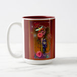 Pierrot with ladybird coffee mugs