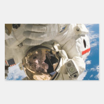 Piers Seller Spacewalk Rectangular Sticker
