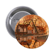Piet Mondrian Modern Art Pin